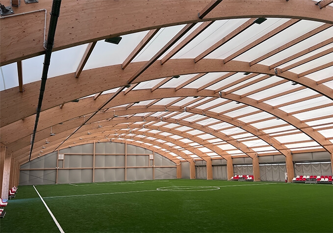 Zakres hali typowej półbeczki obejmuje