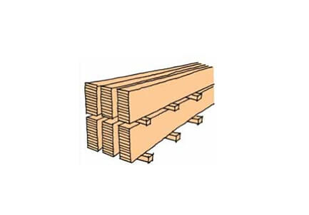 Składowanie drewna klejonego